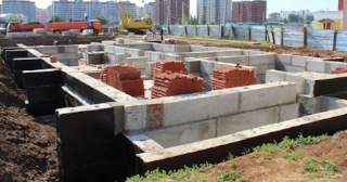 Фундаменты промышленных зданий в Сердобске цена от 24620 руб. -  заказать строительство фундамента промздания под стальные колонны
